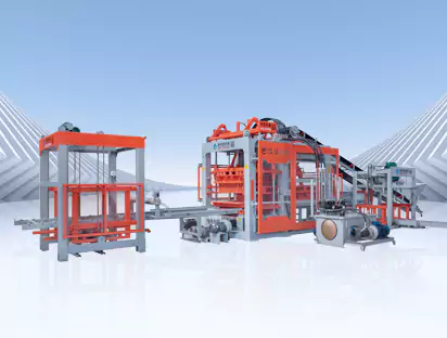 Máquina para fabricar bloques de hormigón
